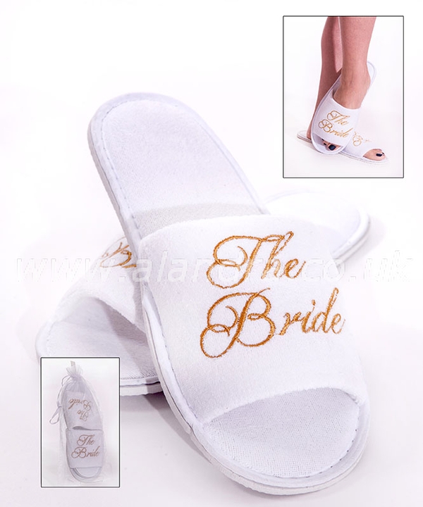 Spa Slippers for the Bride